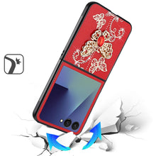 For Samsung Z Flip7 Case Rhinestone Bling Decor Glitter Cover + Tempered Glass