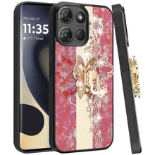 For Motorola Edge 2025 Case Rhinestone Bling Decor with Glitter Phone Cover