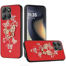 For Motorola Edge 2025 Case Rhinestone Bling Decor with Glitter Phone Cover