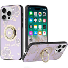For iPhone 16 PRO MAX Case Rhinestone Bling Decor Glitter Cover + Tempered Glass