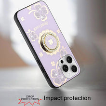 For iPhone 16 PRO MAX Case Rhinestone Bling Decor Glitter Cover + Tempered Glass