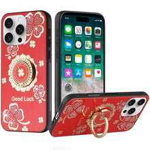 For iPhone 16 PRO MAX Case Rhinestone Bling Decor Glitter Cover + Tempered Glass