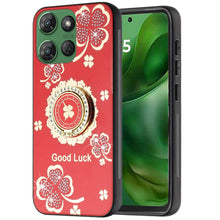 For Moto G Power 2025 Case Diamond Charms Glitter Bling Cover + Tempered Glass
