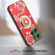 For Moto G Power 2025 Case Diamond Charms Glitter Bling Cover + Tempered Glass