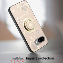 For Google Pixel 9a Case Rhinestone Bling Decor Glitter Cover + Tempered Glass
