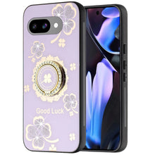 For Google Pixel 9a Case Rhinestone Bling Decor Glitter Cover + Tempered Glass