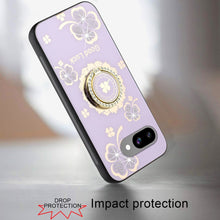 For Google Pixel 9a Case Rhinestone Bling Decor Glitter Cover + Tempered Glass