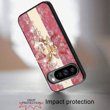 For Google Pixel 10/10 Pro Case Rhinestone Bling Glitter Cover + Tempered Glass