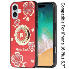 For iPhone 16 Plus 6.7in Case Rhinestone Bling Glitter Cover + Tempered Glass