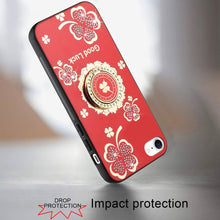 For iPhone 16e Case Rhinestone Bling Decor Glitter Phone Cover + Tempered Glass