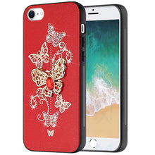 For iPhone 16e Case Rhinestone Bling Decor Glitter Phone Cover + Tempered Glass