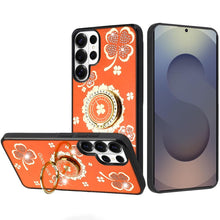 For Samsung S26 Ultra Case Rhinestone Bling Decor Glitter Cover + Tempered Glass