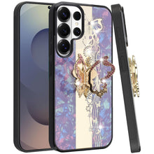 For Samsung S26 Ultra Case Rhinestone Bling Decor Glitter Cover + Tempered Glass