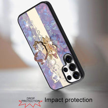 For Samsung S26 Ultra Case Rhinestone Bling Decor Glitter Cover + Tempered Glass
