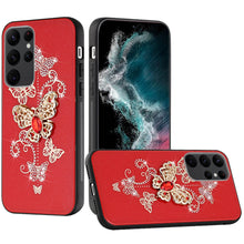 For Samsung S23 Plus Case Faux Diamond Charms Glitter Bling Fashion Phone Cover