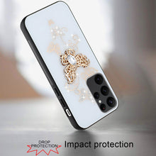 For Samsung S23 Plus Case Faux Diamond Charms Glitter Bling Fashion Phone Cover