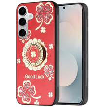 For Samsung S25 FE Case Rhinestone Bling Decor Glitter Cover + Tempered Glass