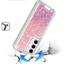 For Samsung S25/S24 Case Epoxy Glitter 3in1 Shockproof Cover + Tempered Glass