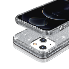 For iPhone 13 Pro Max Case Glitter Ultra Thick 3mm Translucent Hybrid Cover