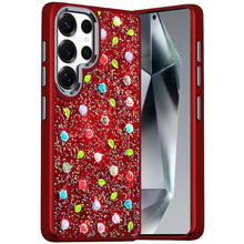 Samsung Galaxy S24 Ultra Case Bling Diamond Phone Cover with Tiny Roses Glitter