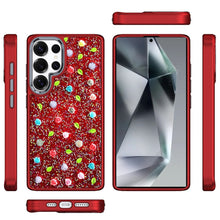 Samsung Galaxy S24 Ultra Case Bling Diamond Phone Cover with Tiny Roses Glitter