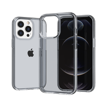 For iPhone 13/14 Case Sturdy Ultra Thick 3mm Translucent Cover + Tempered Glass