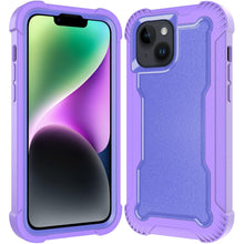 For iPhone 13/14 Case Thick Layered Shock Absorbent Cover + Tempered Glass