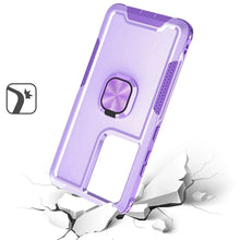Samsung Galaxy S24 Ultra Case Rugged Triple Layer Metal Ring Stand Phone Cover