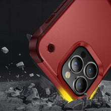 For iPhone 12/12 Pro Case Protective Cover built-in Kickstand + Tempered Glass