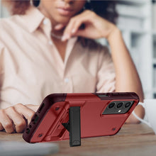 For Samsung Galaxy S24+ Plus Case Protective Phone Cover with built-in Kickstand