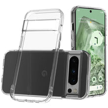 For Google Pixel 9/ 9 Pro 6.3 inch Case Clear Shockproof Cover Chromed Buttons