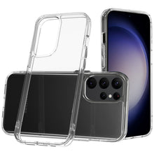 For Samsung Galaxy S24 Case Crystal Clear 2.0mm Shockproof Cover Chrome Buttons