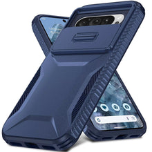 For Google Pixel 9 Pro XL 6.8 inch Case Rugged Side Grip Sliding Rear Lens Cover