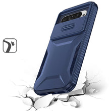 For Google Pixel 9 Pro XL 6.8 inch Case Rugged Side Grip Sliding Rear Lens Cover