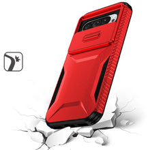 For Google Pixel 9 Pro XL 6.8 inch Case Rugged Side Grip Sliding Rear Lens Cover