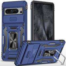 For Google Pixel 8 PRO 5G Case Sliding Camera Lens Shockproof Ringstand Cover