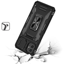 For Samsung Galaxy A05 Case Sliding Lens Shockproof Cover w/ Magnetic Ring Stand