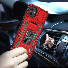 For Samsung Galaxy A05 Case Sliding Lens Shockproof Cover w/ Magnetic Ring Stand