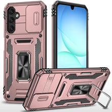 For Samsung A17 5G Case Sliding Lens with Magnetic Ring Stand + Tempered Glass