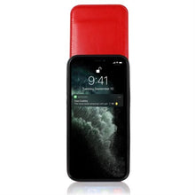 For iPhone 14 PRO Case PU Leather Cover with Card Flap Stand and Magnetic Button