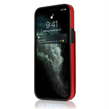 For iPhone 14 PRO Case PU Leather Cover with Card Flap Stand and Magnetic Button