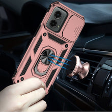 For Motorola Edge 5G 2024 Case Shockproof Magnetic Ring Stand Camera Lens Cover