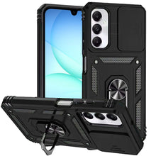 For Samsung A17 5G Case Shockproof RingStand Camera Lens Cover + Tempered Glass
