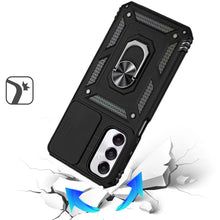 For Samsung A17 5G Case Shockproof RingStand Camera Lens Cover + Tempered Glass