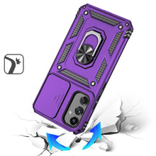 For Samsung A26 5G Case Shockproof Cover Ringstand Lens Cover + Tempered Glass