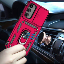 For Samsung A26 5G Case Shockproof Cover Ringstand Lens Cover + Tempered Glass