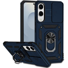 For Samsung S25 Edge Case Shockproof with Ring Stand Lens Cover + Tempered Glass