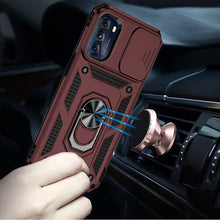 For Apple iPhone 11 Shockproof Magnetic Ring Stand Case with Camera Lens Cover