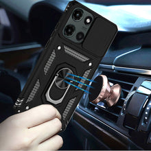 For Motorola Edge 2025 Case Shockproof Magnetic RingStand with Camera Lens Cover