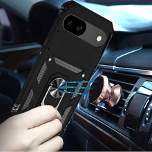 For Google Pixel 9a Case Shockproof RingStand Camera Lens Cover + Tempered Glass